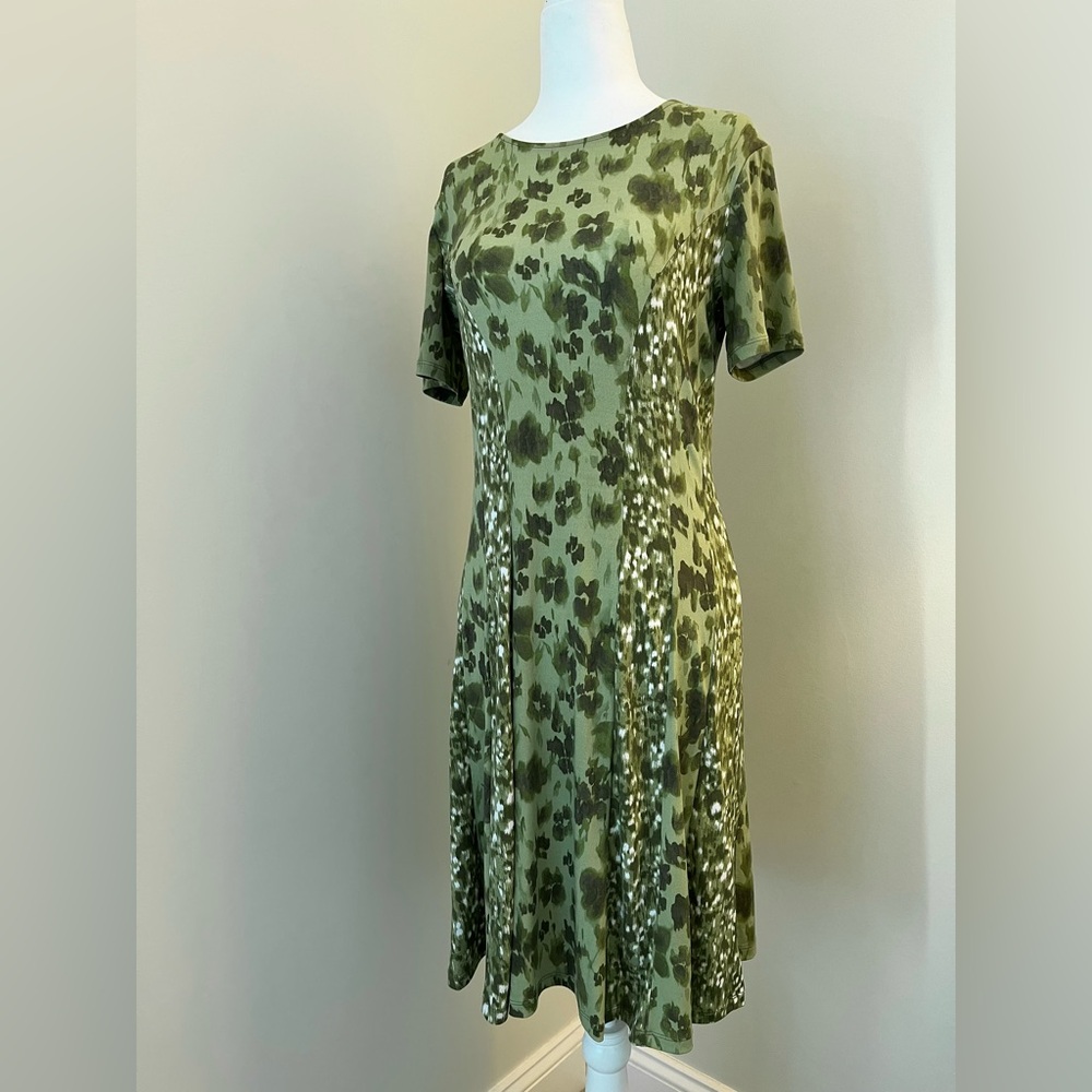 Michael Kors Green Midi Dress
